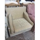 A single armchair/fold out bed Live bidding available via our website, if you require P&P please