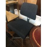 An industrial style swivel office chair Live bidding available via our website, if you require P&P