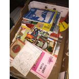 A box of ephemera