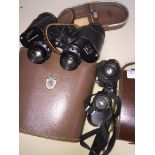 Carl zeiss jena silvarem 6 x 30 binoculars and wilkinson 7 x 50 binoculars.