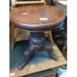 A Victorian swivel stool