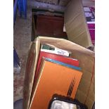 2 boxes of world stamps etc