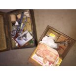 2 boxes of sewing / haberdashery items.