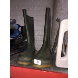 A pair of green wellies