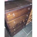 A Stag chest of drawers, H112cm.