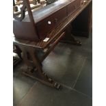 An oak refectory table