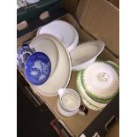 Box of tureens etc.