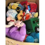 Large box of toys and games