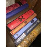 6 Folio Society books and 2 others.