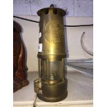 Modern brass miners lamp by The Proroector Lamp and Lighting Co. eccles