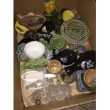 A box of mixed ceramics - mainly Wade