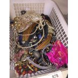 Box of costume jewellery