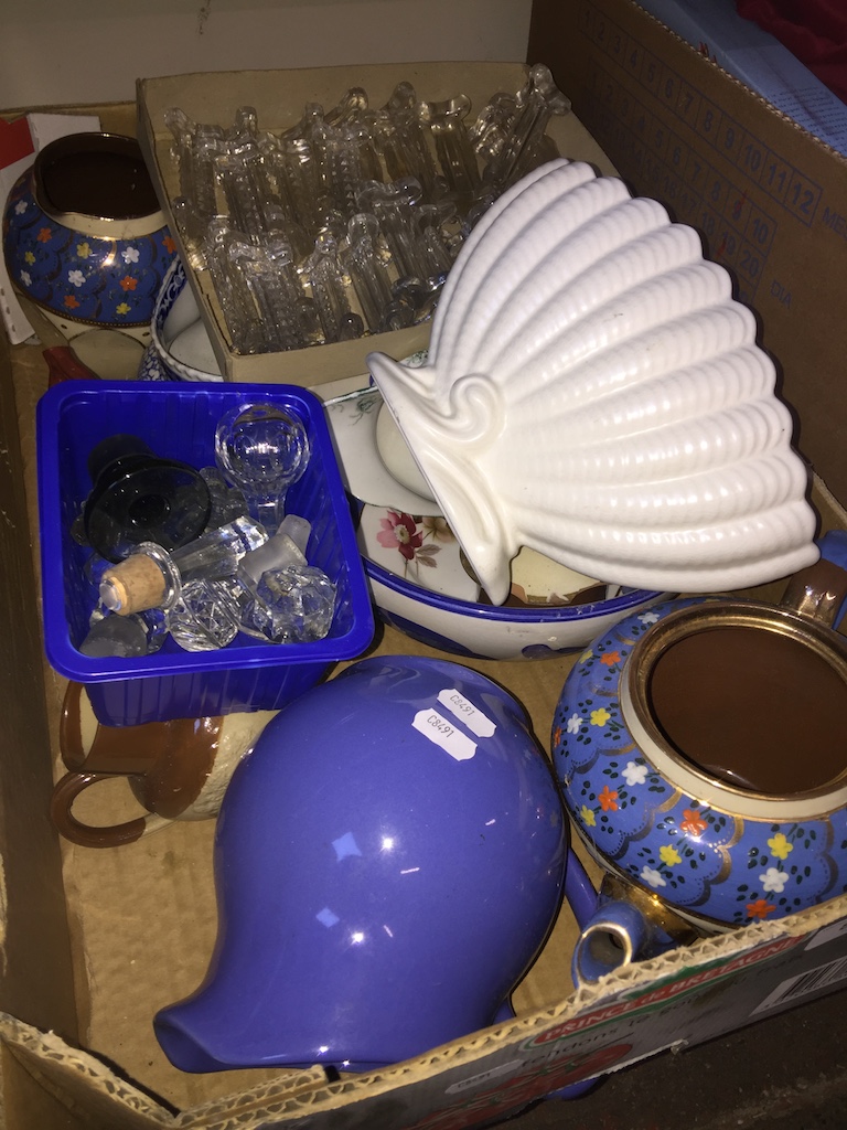 Box of ceramics