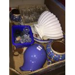 Box of ceramics