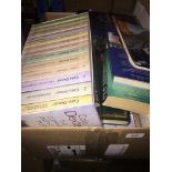 A box of books including complete Inspector Morse, etc.