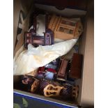 A box of dollshouse furniture