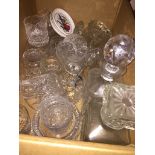 Box of glassware