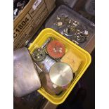 Tub of watches and compacts