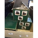 6 boxed Rustic Creations figures / cottages.