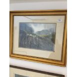 David John Sweetingham, 'Penrhyn Quarry', North Wales, watercolour, signed lower right, 25cm x 36cm,