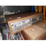 A JVC stereo cassette deck KD-A55 with remote