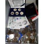 Collection of world and GB coins and notes