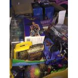 A quantity of boxed toys including Wonder Woman, Hot Wheels etc.