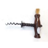 Victorian rosewood handled corkscrew