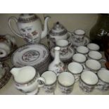 Wedgwood Kutani Crane tea set - 39 pieces