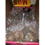 Box of glassware