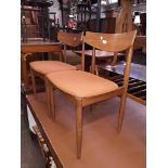 A pair of teak G-Plan dining chairs