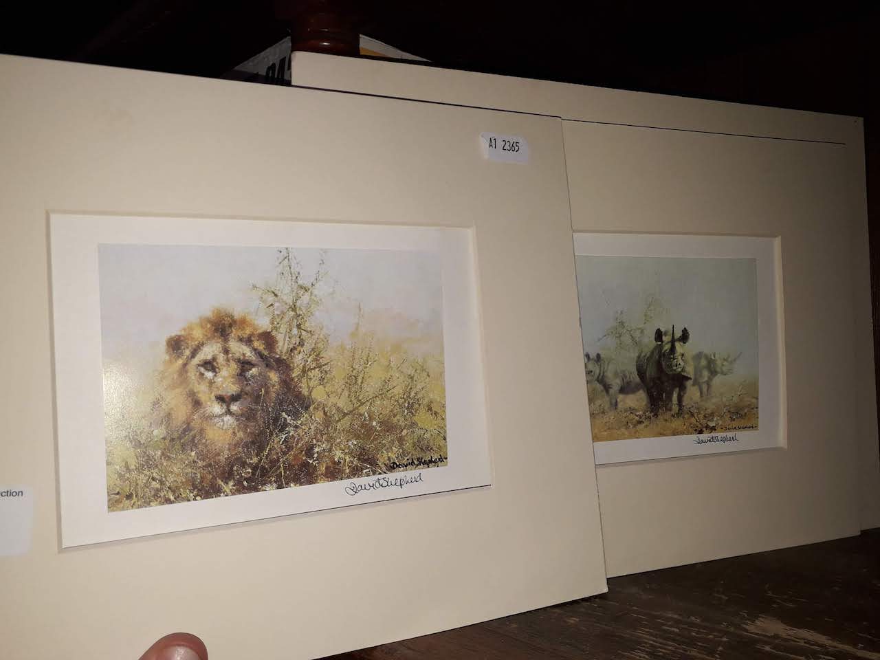 2 signed David Shepherd prints