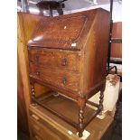 An oak bureau