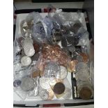 Tray of coins