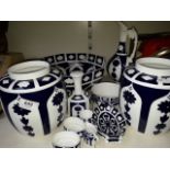 Blue and white ware