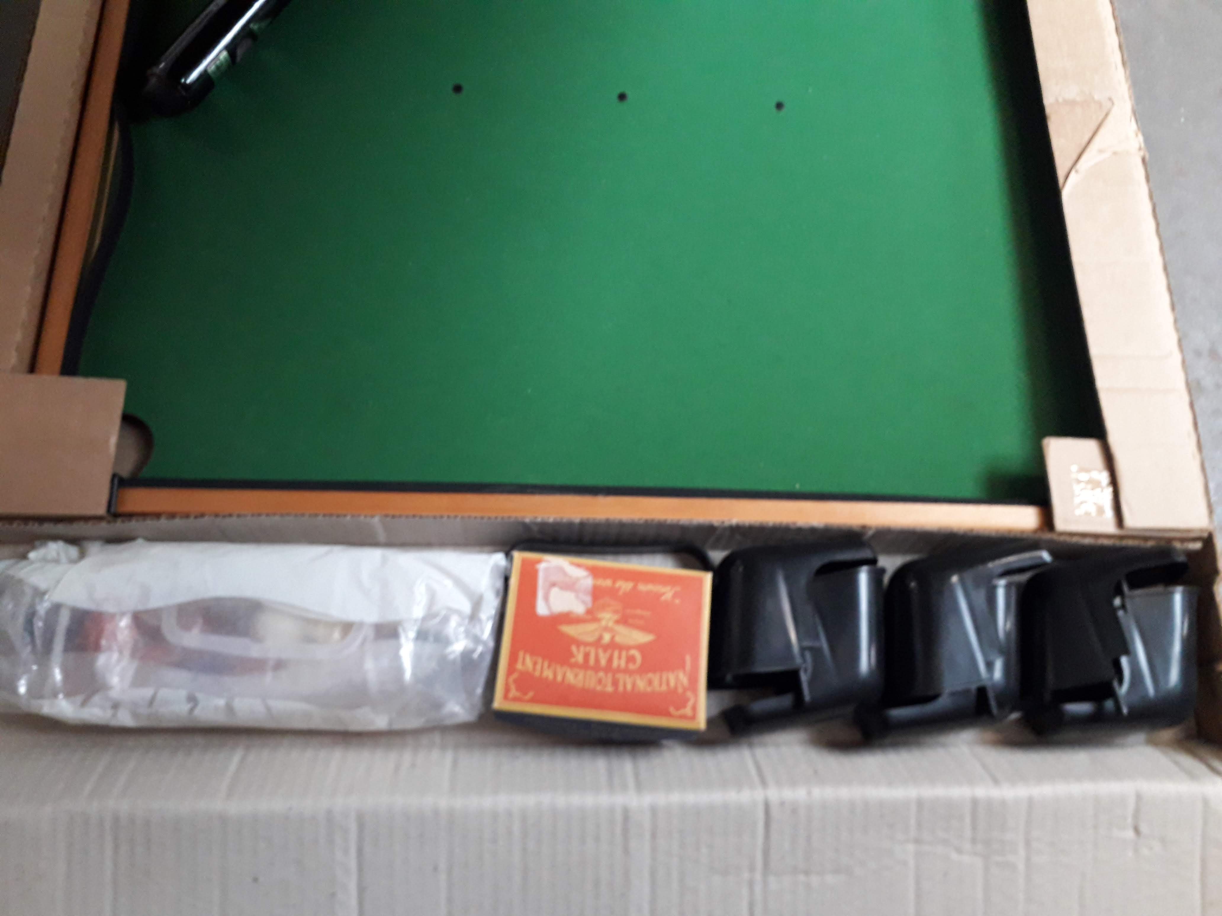 A Pot Black small snooker table with balls etc - Bild 5 aus 5