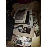 A box of old photographs