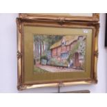 T. Watkins, a pair of country scene watercolours, signed and dated '99, 37cm x 46cm & 34cm x 49cm,