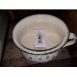 Royal Doulton chamber pot & Hugo Boss aftershave