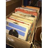 A box of 1960's singles