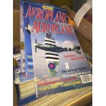 A box of aeroplane magazines