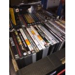 A box of various PC games