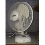 A Pifco electric desk fan