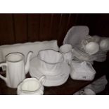 Shelly Dainty white part tea set, approximately 60 pieces