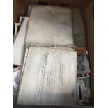 Box of Ephemera and photographs