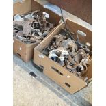 2 boxes of scaffolding clips