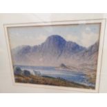 William Taylor Longmire (British 1841-1914), 'Easedale tarn near Grasmere', watercolour, signed