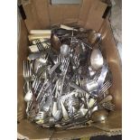 A box of epns cutlery