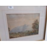 William Taylor Longmire (British 1841-1914), 'Skiddaw, Derwentwater', watercolour, signed and