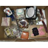 A box of collectables and curious